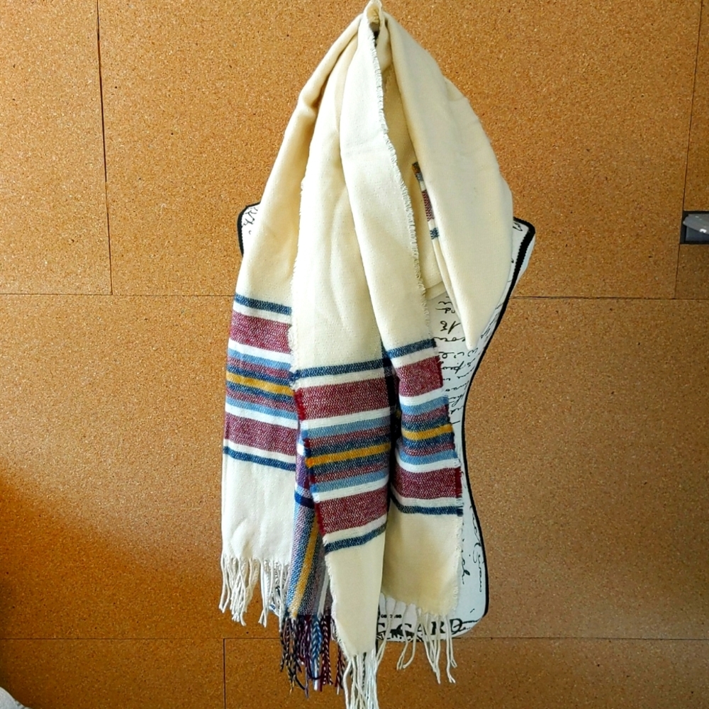 Large multi colored scarf